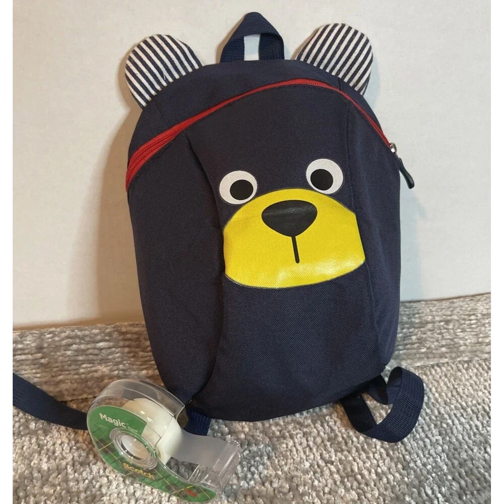 Baby Toddler Harness Backpack  w/Adjustable Straps & Zipper Closure Bear